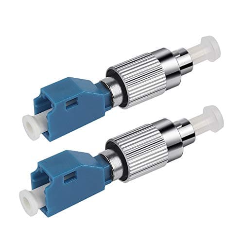 Image of MSDADA 2 Pcs Visual Fault Locator Adapter, Fiber Optic Connector, Single Mode 9/125um FC Male to LC Female Adapter for VFL Connector