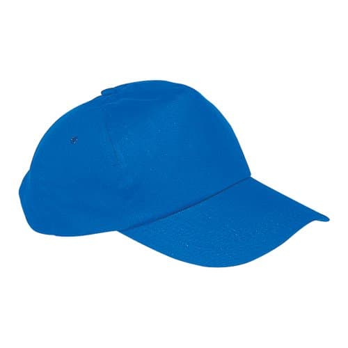 Image of eBuyGB Pack of 10-100% Cotton Baseball Caps Adults Unisex One Size Adjustable 5 Panel Sports Hat, Royal Blue