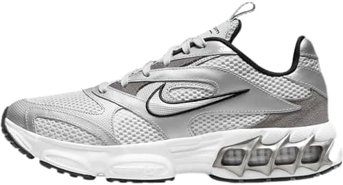 Image of NIKE Womens Zoom Air Fire Trainers DR7852 Sneakers Shoes (UK 5 US 7.5 EU 38.5, Photon dust Metallic Silver 001)