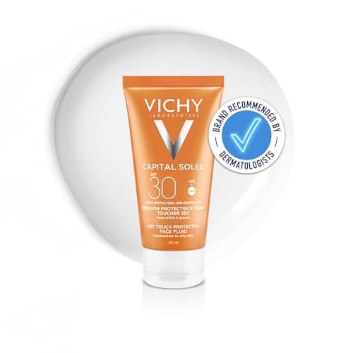 Image of Vichy Capital Soleil Dry Touch Invisible Mattifying Face Fluid SPF30 For All Skin Types, 50ml