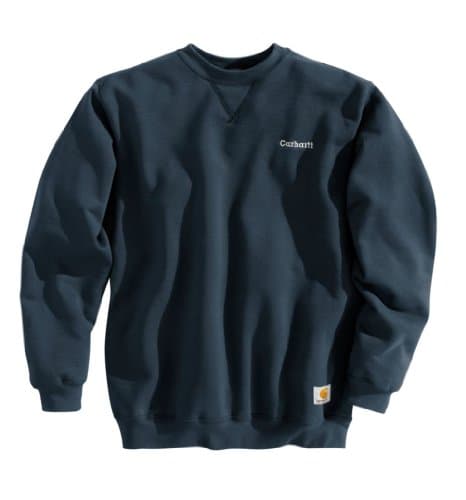Image of Carhartt Men's Loose Fit Midweight Crewneck Sweatshirt, New Navy, XXL