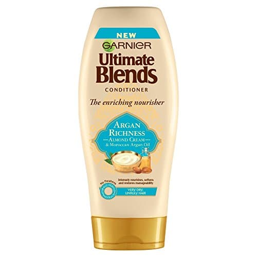 Image of Garnier Ultimate Blends Argan Oil and Almond Hair Conditioner, 360ml