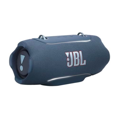 Image of JBL Xtreme 5 Portable Bluetooth Speaker with JBL Pro Sound and Convenient Shoulder Strap, IP68 Waterproof, Built-In Power Bank, Blue