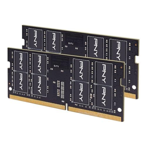 Image of PNY Performance 64GB (2x32GB) DDR4 DRAM 3200MHz (PC4-25600) CL22 1.2V Dual Rank Notebook/Laptop (SODIMM) Laptop Memory Kit - MN64GK2D43200-TB