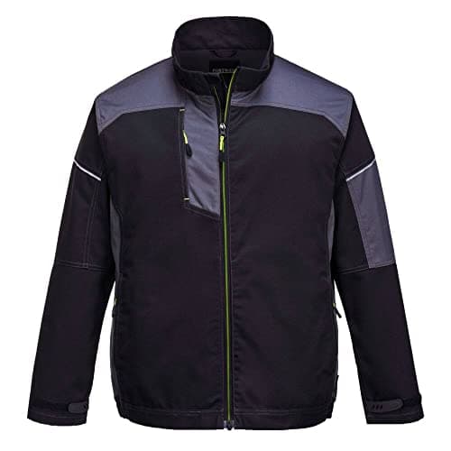 Image of Portwest PW3 Work Jacket, Color: Black Zoom Grey, Size: M, T603BZRM