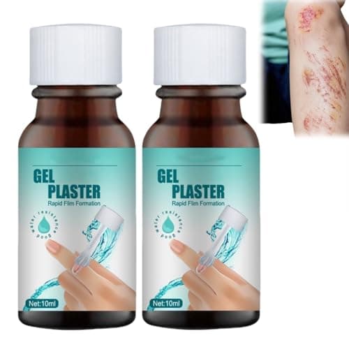 Image of 2Pcs Skin Liquid Plaster,Liquid Wound Dressing,Skin Glue for Wounds Human,Waterproof Spray Plasters,Breathable Liqui/d Plaste/r,Waterproof Spray Woun/d Stick Protective,Quick Dry Gel Liqui/d Plaste/r