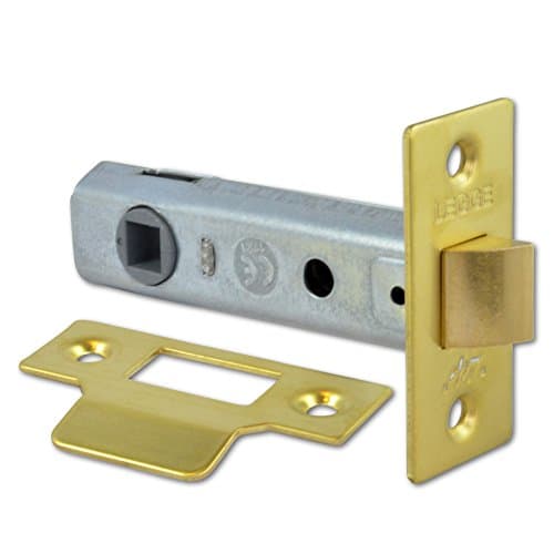 Image of Legge 3722 Tubular Latch - 79mm Polished Brass