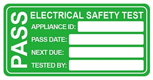 Image of Pat Safety Test Sticker,100pcs 1x2 inch pat Test Labels Electrical Safety Pass Label with 10pcs Failed Labels,