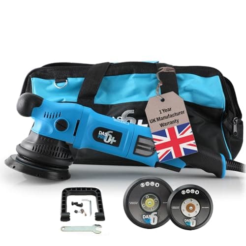 Image of DAS-6 PRO Plus Car Polisher 1000 W I Powerful Dual Action Polisher I Electric car polishing Machine, 6 speeds I Fits 5.5” & 6.5” Car Buffer Pads I Detailing Kit for Scratch Removal car