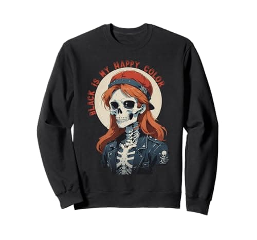 Image of Black Is My Happy Color Sweatshirt