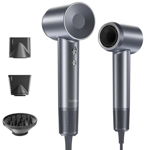 Image of Laifen Swift Special Hair Dryer, High Speed 200M Ionic Blow Dryer with 110, 000 RPM Brushless Motor for Fast Drying, Hairdryer with Magnetic Nozzles, Low Noise Hairdryer for Women & Men, Lightweight