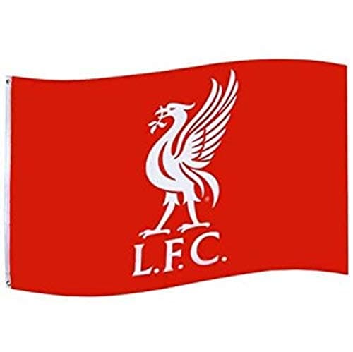Image of Official Licensed Liverpool F.C. - Red Liverpool F.C. Sports Merchandise - Flag, 91.44 cm x 152.4 cm