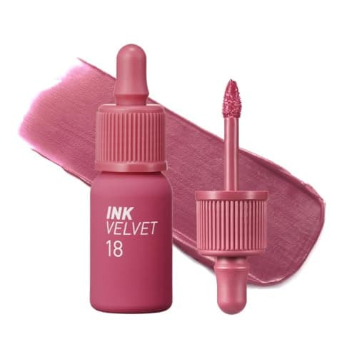 Image of Peripera Ink the Velvet Lip Tint - High Pigment Color, Longwear, Weightless, Not Animal Tested, Gluten-Free, Paraben-Free (18 STAR PLUM PINK, 4g)