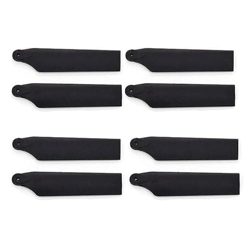 Image of STARC 4Pairs 450 Helicopter Plastic Tail Rotor Blades for Align trex 450 V3 PRO DFC Remote Control Helicopter