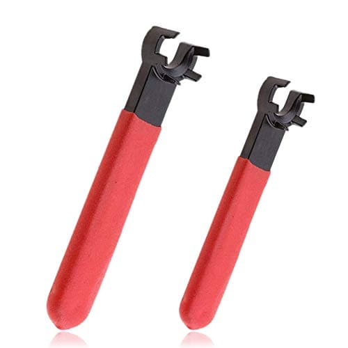 Image of Mesee 2 Pieces Collet Chuck Wrench Spanner, ER16 ER20 M Type Collet Chuck Wrench CNC Milling Machine Lathe Chuck Holder Tools for Clamping ER16M / ER20M Nut and Screw