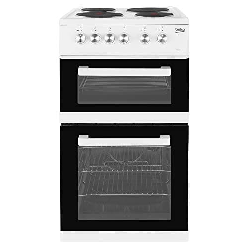 Image of Beko KD531AW 500mm Twin Cavity Electric Cooker Sealed Hob White