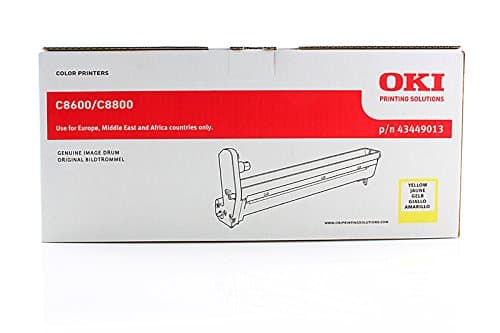 Image of Oki 43449013 C8600/C8800 Yellow Drum Kit