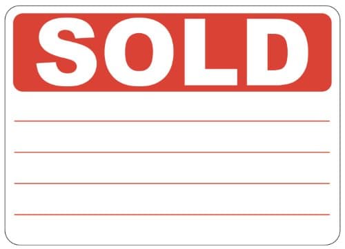 Image of Price Stickers Sold Sticker Label 50 x 70mm - 500 Pack Bold Red Sold Self Adhesive Sticky Labels, Easy Peel Adhesive Labels for Sale Signs, Name Sticker & Organiser Stickers for Storage & Retail Use