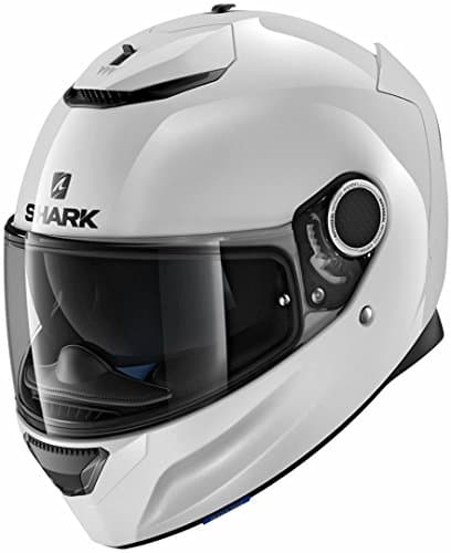 Image of SHARK SPARTAN BLANK Motorcycle Helmet, White, Size L