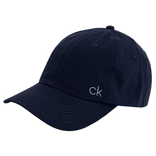 Image of Calvin Klein Mens Classic Cotton Cap - Navy - One Size