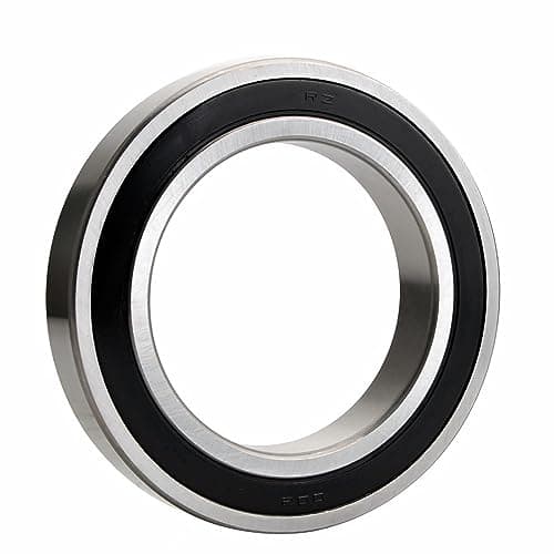 Image of 6013-2RZ Bearings, 65x100x18mm Ball Bearing 6013RZ Double Rubber Sealed Shielded Bearing ID 65mm, OD 100mm, Thickness 18mm Bearing, Professional High-Speed Deep Groove Ball Precision Motor Bearings