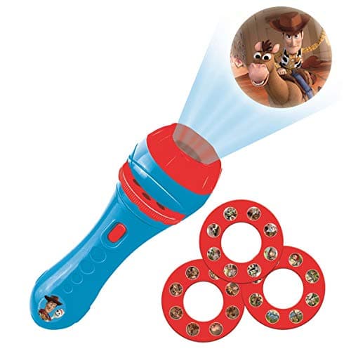 Image of LEXIBOOK Toy Torch Light and Projector with 3 Discs, 24 Images, Create Your own Stories, LTC050TS