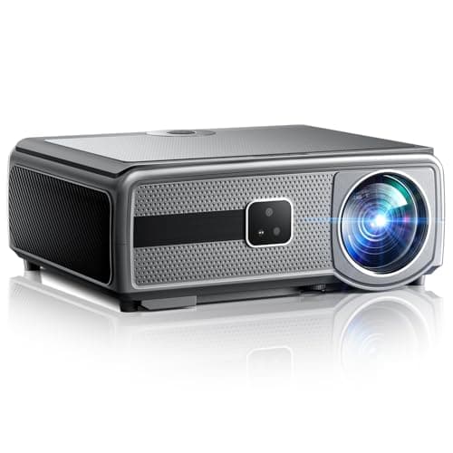 Image of [Buit-in Apps & Auto Focus] Smart Projector 1000 ANSI Lumen Native 1080P Full HD Support 4K, WiFi 6 Bluetooth 5.2, Auto Keystone & Auto Focus, Outdoor Home Cinema Projector for Laptop, PC, Smartphone