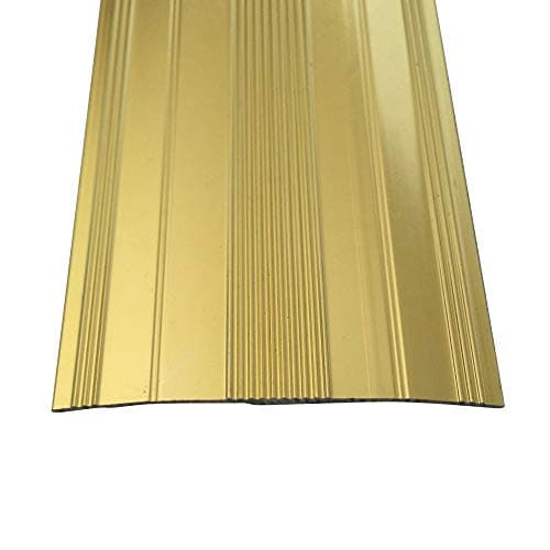 Image of Metal Extra Wide Carpet Cover Strip Door Bar Trim (900mm, Brass)