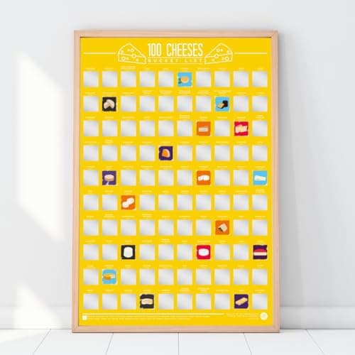 Image of Gift Republic GR630018 Scratch Off Bucket List Cheeses