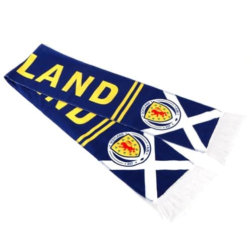 Image of Zyssby Scotland Scarf, 2026 World Cup Scotland Scarf Football, High-Definition Fans Souvenir Scarfs, Tartan Army on Tour Fan Scarfs, Scottish Soccer Supporters Gift, Collectible Souvenir