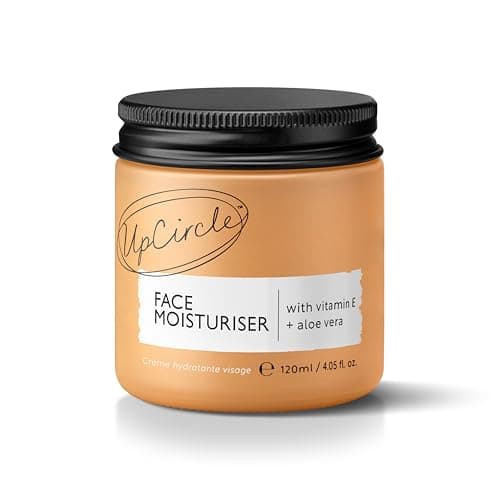 Image of UpCircle Jumbo Face Moisturiser with Argan Powder 120ml - Nourishing Day Cream - Vitamin E, Aloe Vera, Glycerin, Shea + Coconut Butter - Natural, Vegan + Cruelty-Free