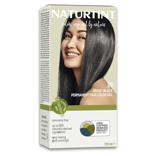 Image of Naturtint Hair Color - Permanent - 1n - Ebony Black - 5.28 Oz