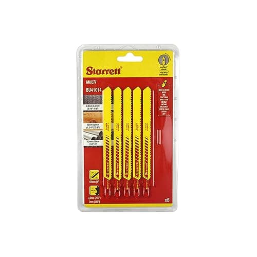 Image of Starrett Jigsaw Blades Set - 5 Pack Saw Blade for Multi Purpose Cutting - BU41014-5