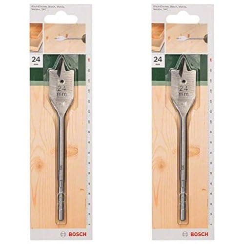 Image of Bosch 2609255268 Flat Drill Bit with Diameter 24mm (Pack of 2)