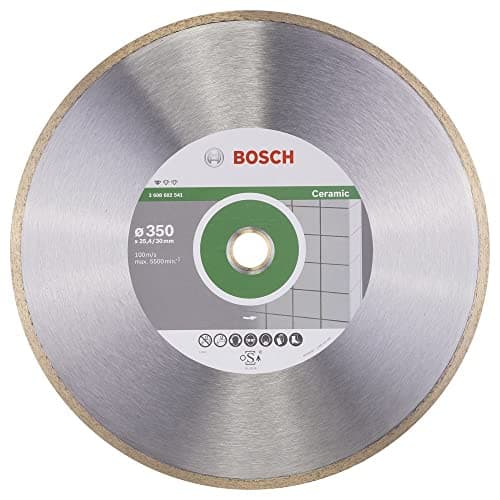 Image of Bosch Professional 1x Diamond Cutting Disc Standard for Ceramic (for Stone, Tile, Ceramic, Ø 350 x 30+25,40 x 2 x 7 mm, Accessories for Tile Cutters)