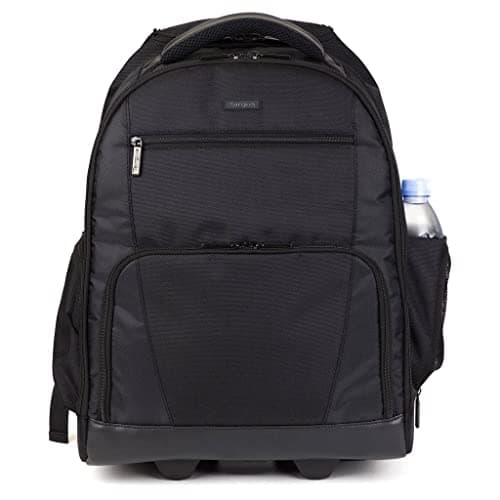 Image of Targus Rolling Laptop Backpack, Fits Laptops up to 15.6", Backpack that Converts in to Roller Case with Padded Shoulder Straps, 30 Litre Capacity - Black