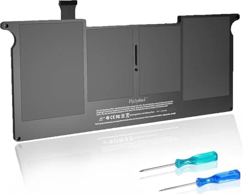 Image of FlyZythrol A1406 battery compatible with Macbook Air 11" inch A1370 (Mid 2011) A1465 (Mid 2012 2013) MC968LL/A MC968 MC969 020-7376-A 020-7377-A 7.6V 35Wh