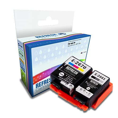 Image of Refresh Cartridges Remanufactured Set of 2 Ink Cartridge Replacements for Epson 266 and 267 Tri-Colour (C13T26614010 / C13T26704010)