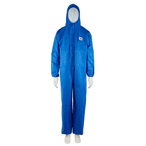 Image of 3M 4515-B-S Protective Coverall, Small, Blue
