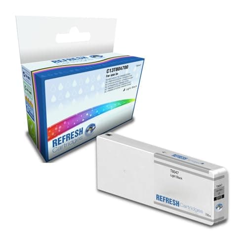 Image of Remanufactured T8047 (C13T804700) High Capacity Light Black Ink Cartridge Replacement for Epson Printers