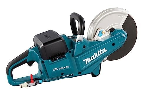 Image of Makita DCE090ZX1 Twin 18V (36V) Li-ion LXT Brushless 230mm Disc Cutter - Batteries and Charger Not Included, Blue/Black
