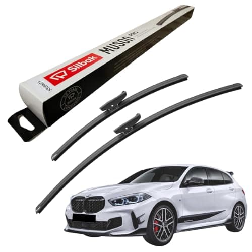 Image of Silbak Windscreen Wipers, fits for BMW 1 SERIES (2019 ONWARDS) Front Wiper Blades, 650mm/430mm