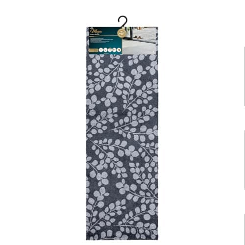 Image of JVL Mega Mat Machine Washable Entrance Runner, 50x150cm, Branches