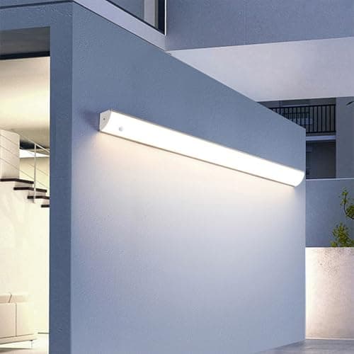 Image of ISCBAFYX wall lamps,Lights with Wall Lamp LED Wall Sconce IP65 Wall Lighting for Yard 3000K/4000K/6000K (White Neutral Light,150CM)