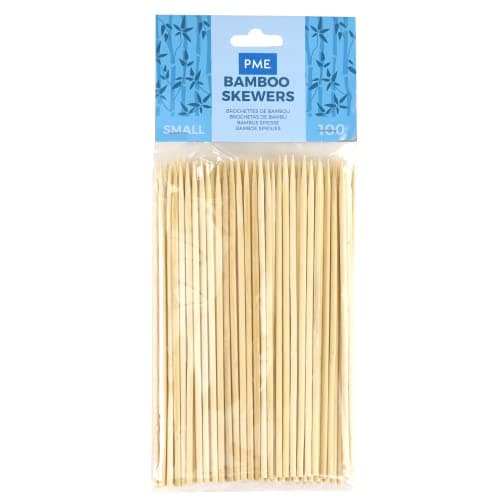 Image of PME Small Bamboo Skewers, Pack of 100, 6-inches, Beige