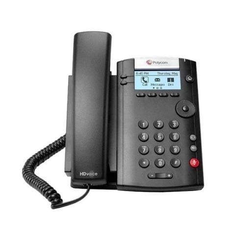 Image of Polycom VVX 201 HD Business Media IP Desk Phone (No PSU) (Refurbished)