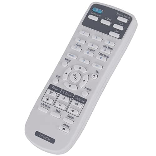 Image of Replacement Remote Control fit for Epson Projector EB-107 EB-108 EB-109W EB-1780W EB-1781W EB-1785W EB-1795F EB-2040 EB-2042 EB-2055 EB-2065 EB-2140W EB-2142W EB-2155W EB-2165W EB-2245U EB-2247U