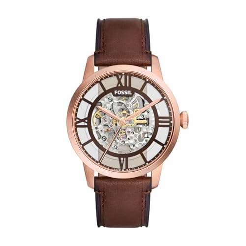 Image of Fossil Townsman Men's 44 MM Brown Stainless Steel Watch, ME3259