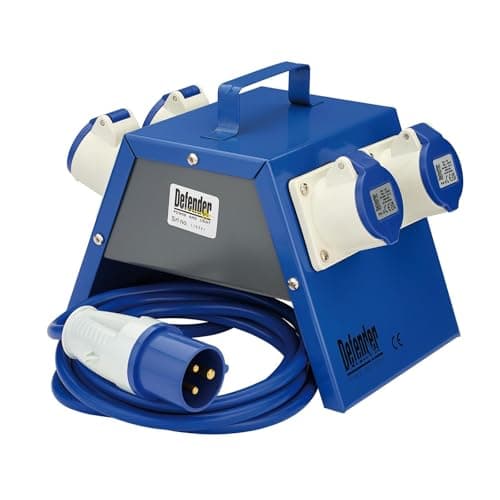 Image of Defender E13112 230V Splitter Box, 4 x 16A