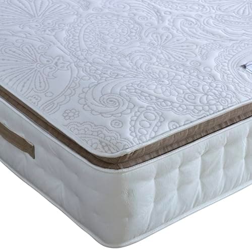 Image of Bedmaster Windsor 3000 Pocket Sprung Pillow Top Mattress All UK Sizes (Small Single)